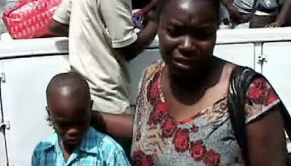 Haitské děti se shledaly se svými rodiči