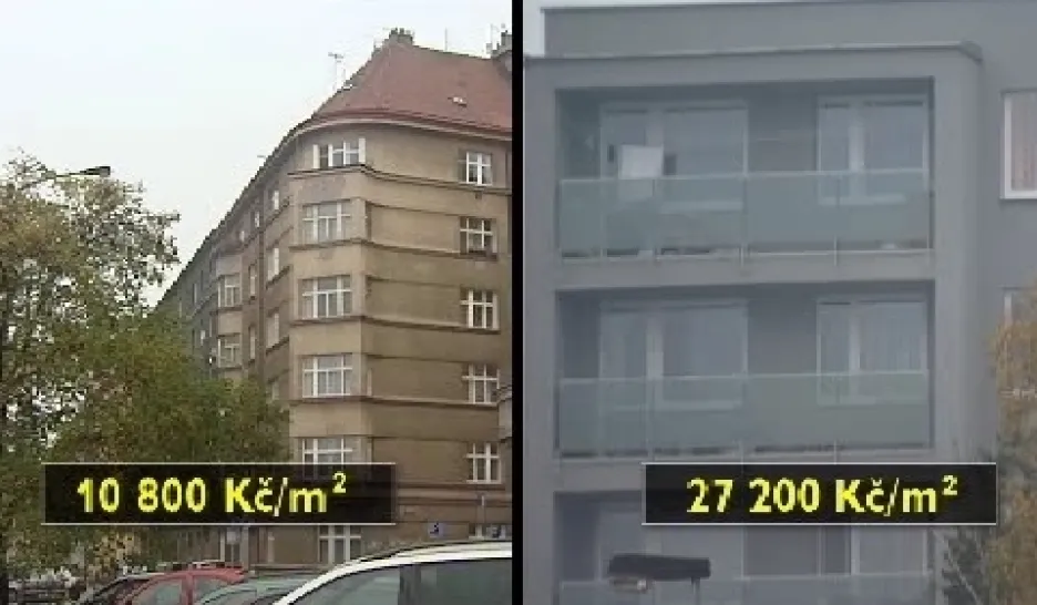 Na Praze 3 se možná manipuluje s cenami bytů