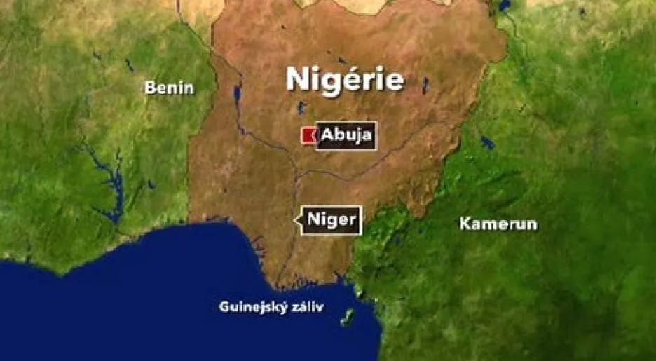 Mapa Nigérie