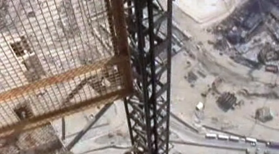 Stavební výtah na Burdž Chalífa