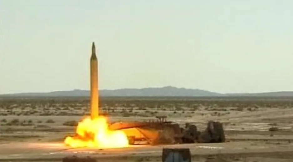 Start íránské rakety Šaháb-3