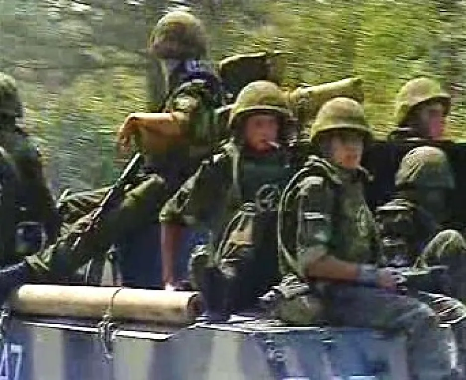 Vojáci na rusko-gruzínském pomezí