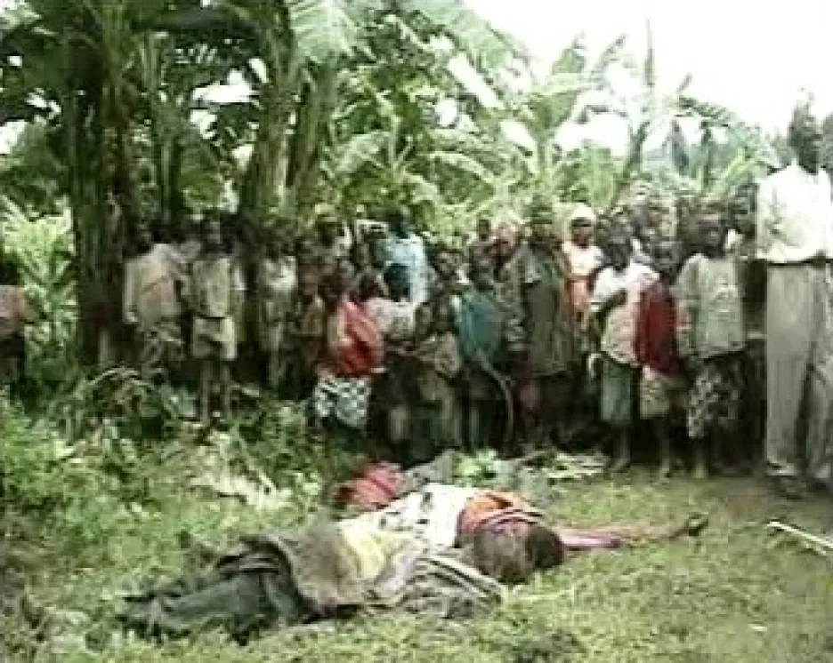 Oběti genocidy ve Rwandě