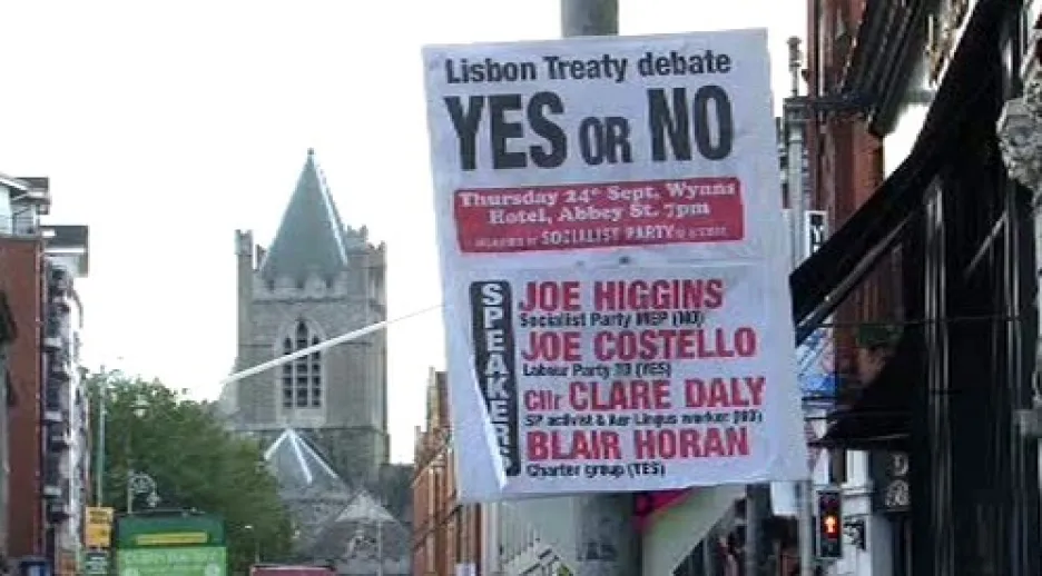 Irská kampaň k referendu o Lisabonu