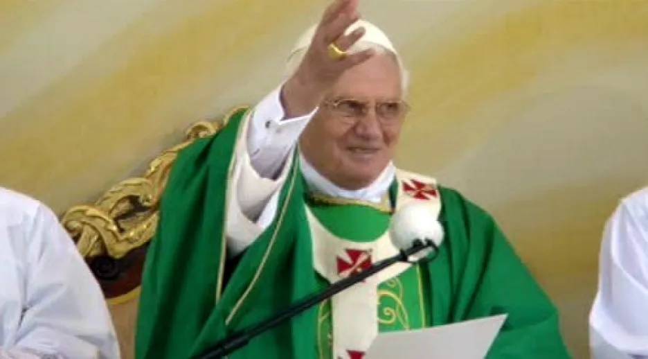 Mše papeže Benedikta XVI. v Brně
