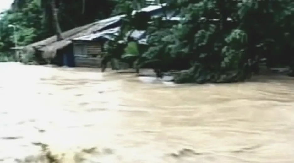 Následky bouře na Filipínách