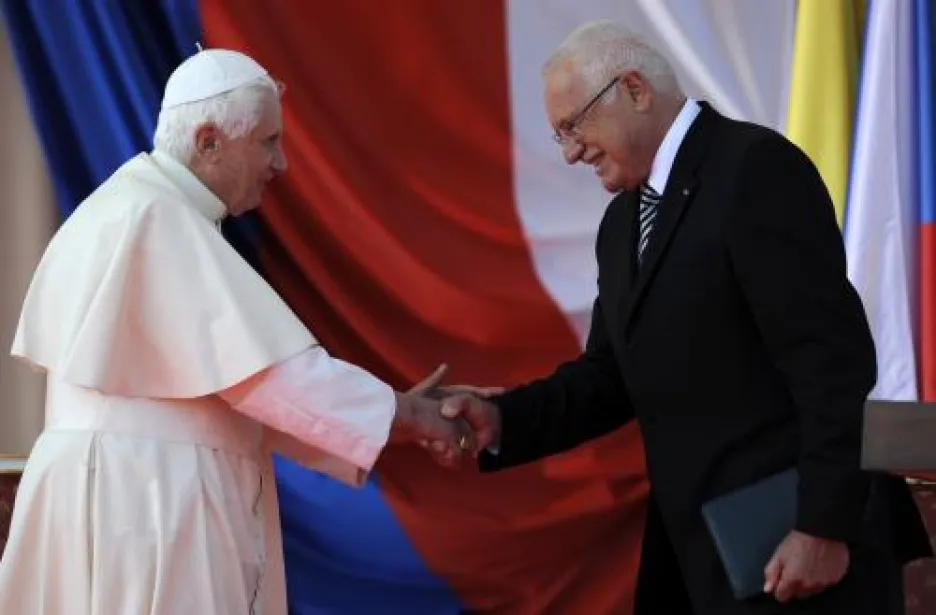 Papež s prezidentem
