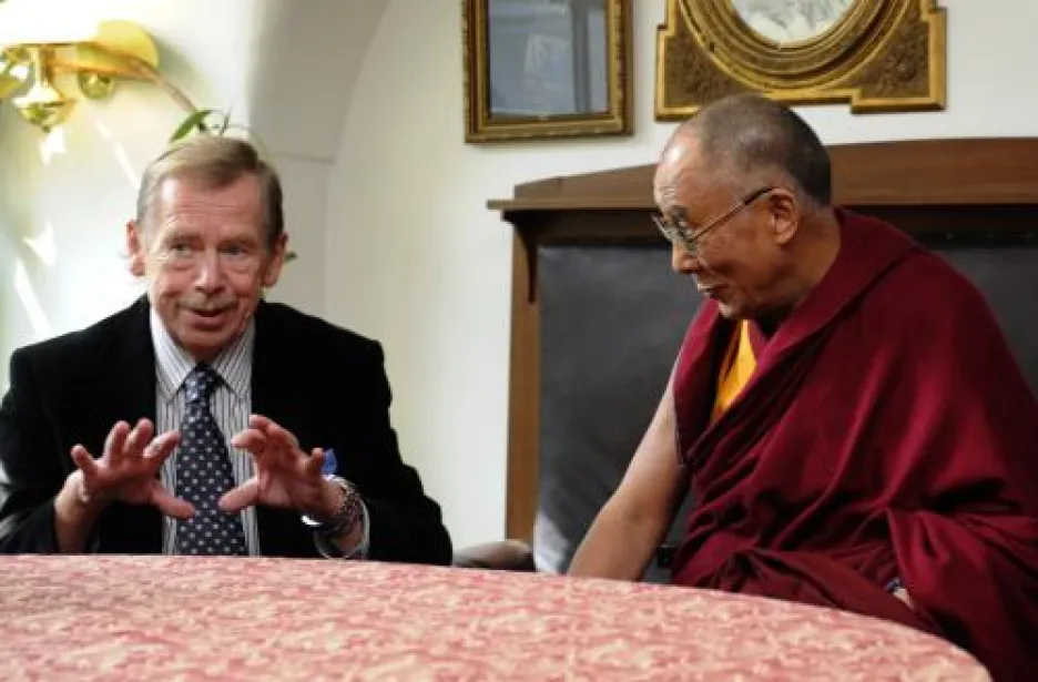 Václav Havel a dalajlama