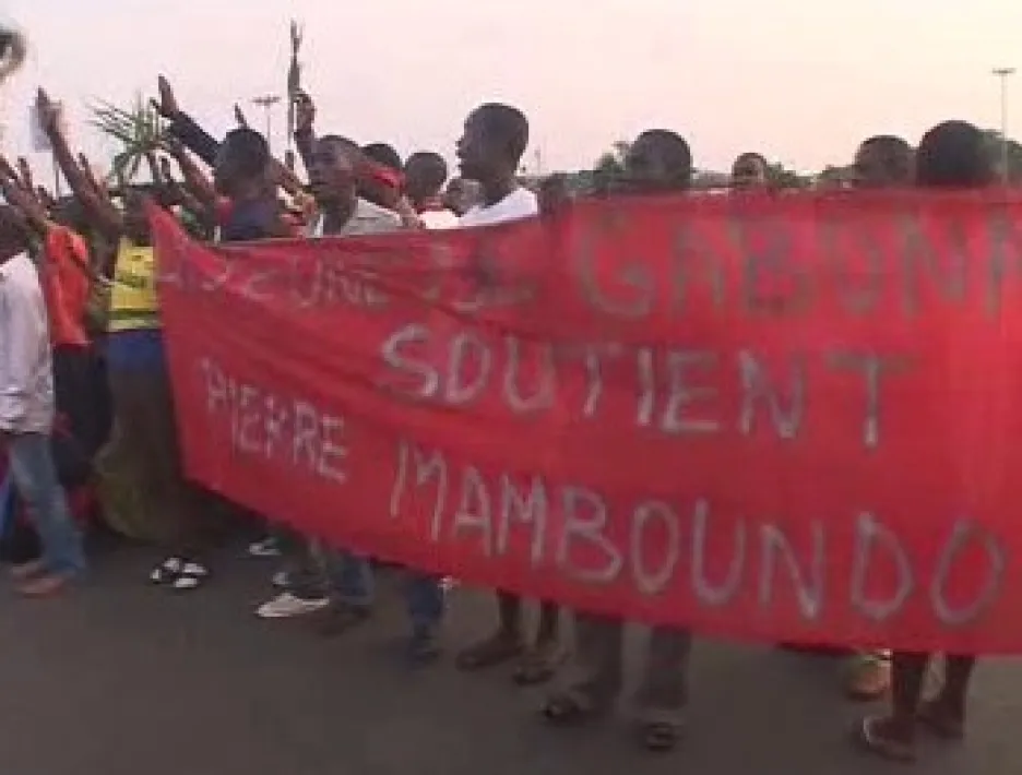 Nepokoje v Gabonu