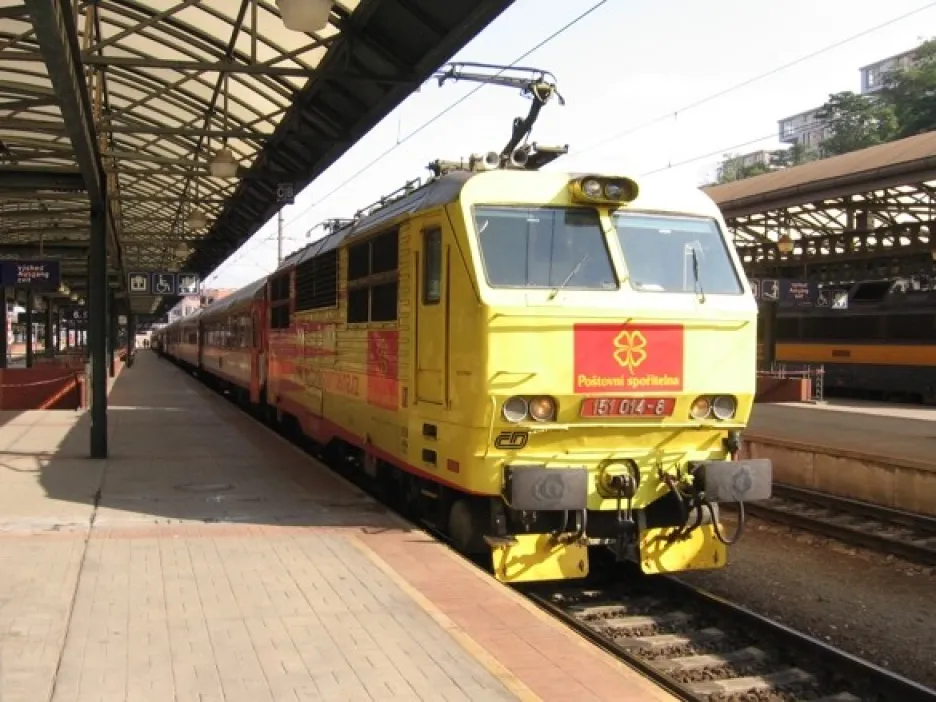 Vlak na Slovensko v Praze