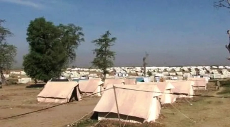 Pákistánský uprchlický tábor