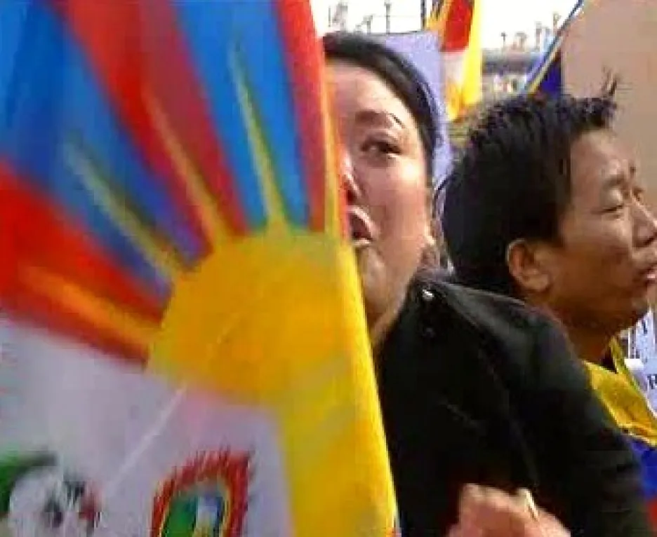 Demonstrace za Tibet