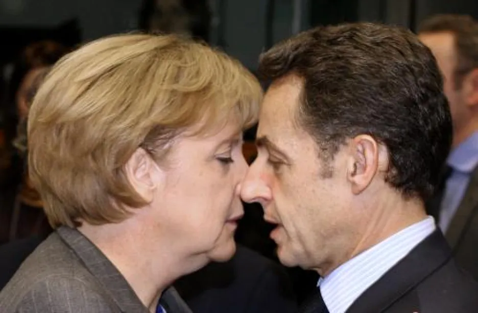 Angela Merkelová  a Nicolas Sarkozy