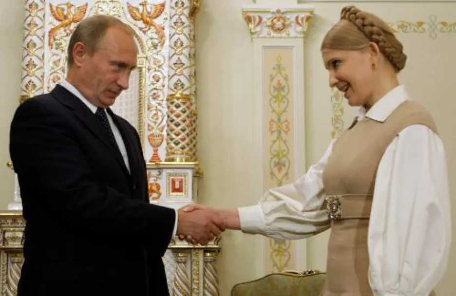 Vladimir Putin a Julija Tymošenková