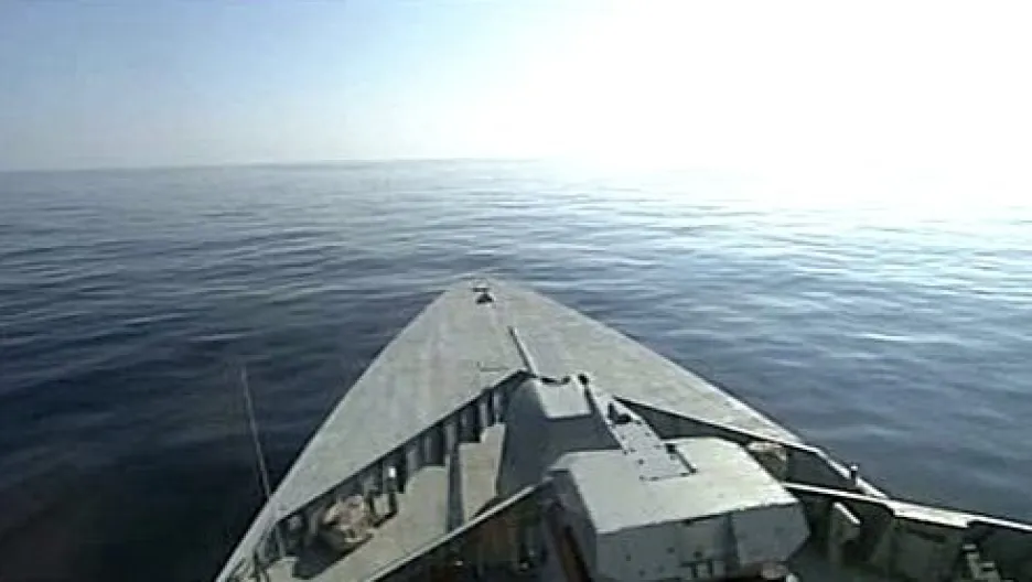 Vojenská hlídka v Adenském zálivu