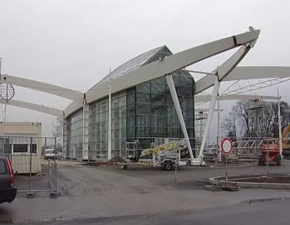 Stavba autobusového nádraží