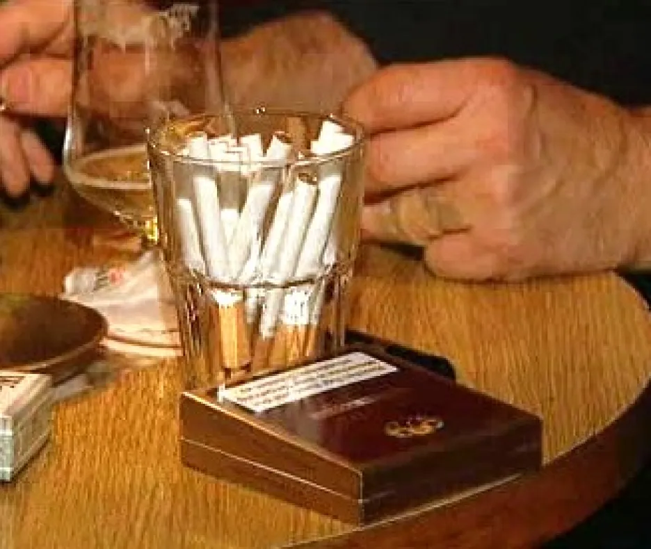Kouření v restauracích a barech