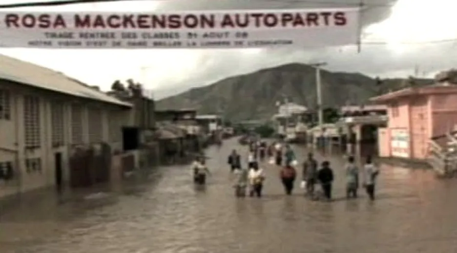 Záplavy na Haiti