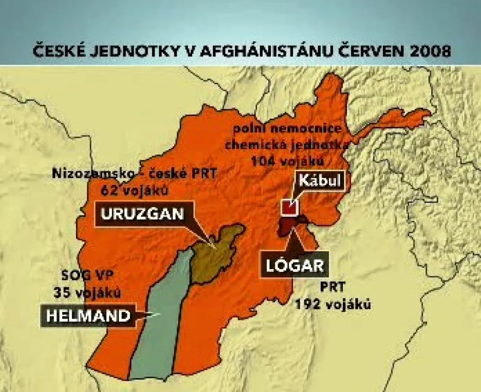České jednotky v Afghánistánu