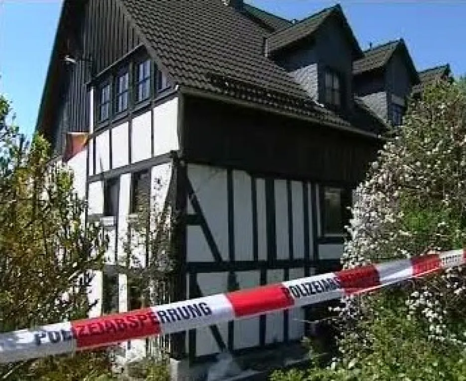 Wendenský dům, ve kterém byla nalezena těla dětí