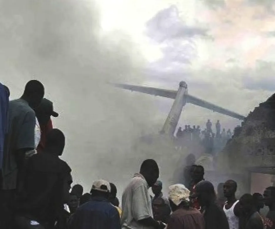 Havárie letadla v Kongu