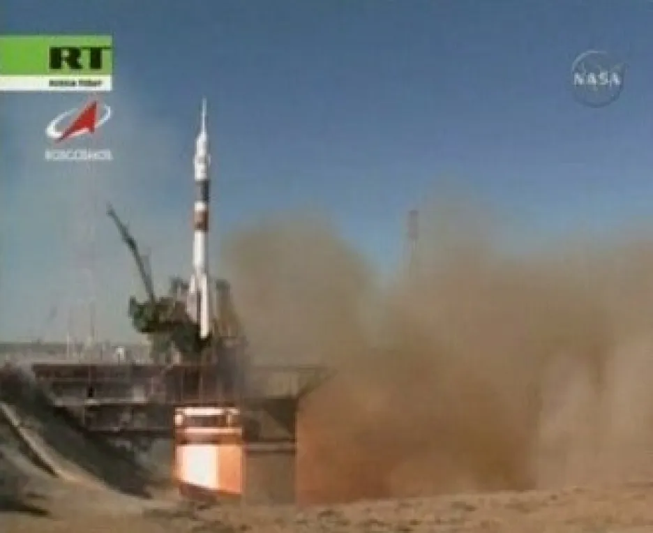 Start kosmické lodi Sojuz