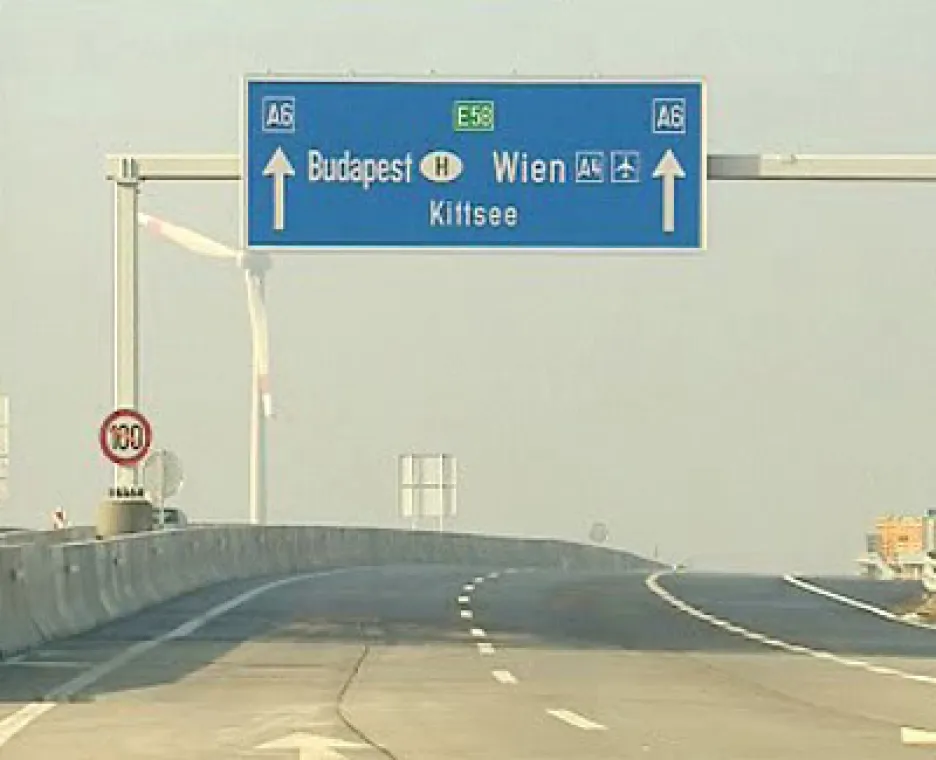 Nový úsek dálnice v Rakousku