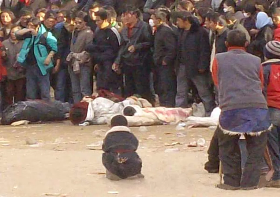 Demonstrace v Tibetu