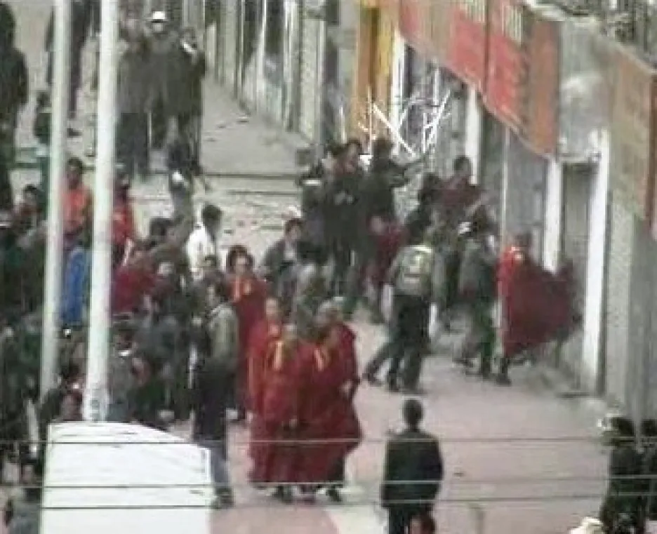 Nepokoje v Tibetu.