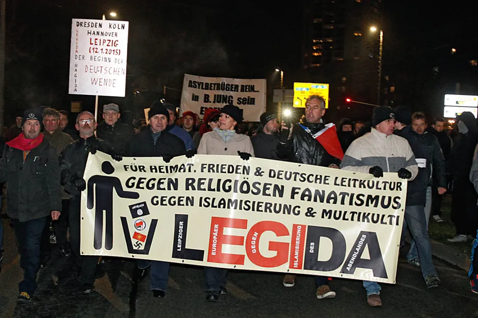 Demonstrace Legidy v Lipsku
