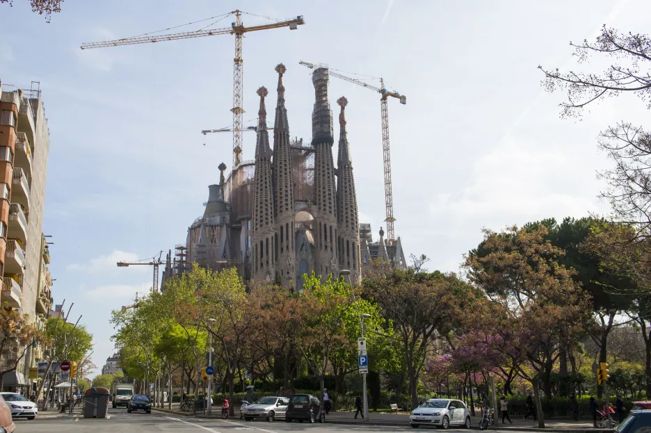 Sagrada familia v Barceloně
