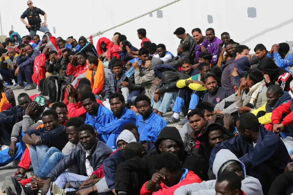 Imigranti na Lampeduse