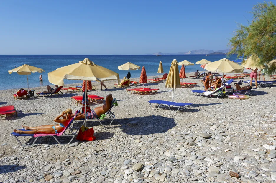 Pláž v Řecku