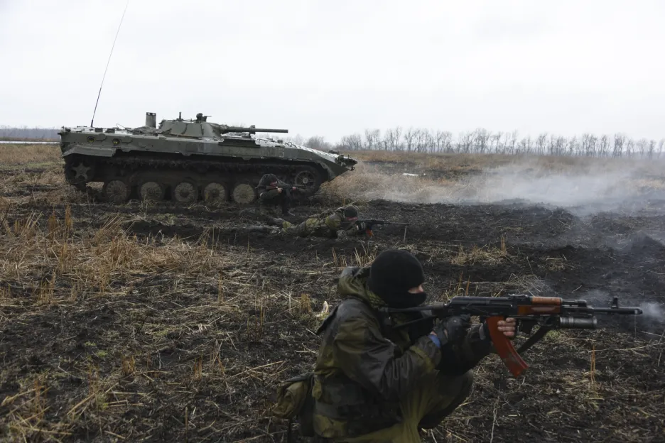 Proruští rebelové na Ukrajině