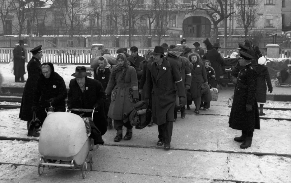 Odsun Němců z Mariánských Lázní 25. ledna 1946