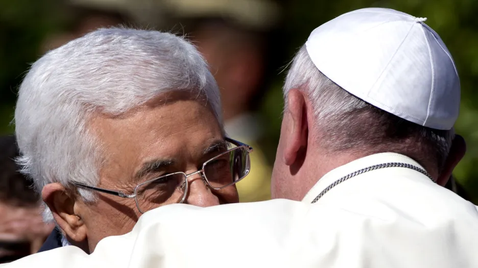 Mahmúd Abbás a papež František