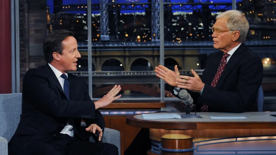 David Cameron u Davida Lettermana