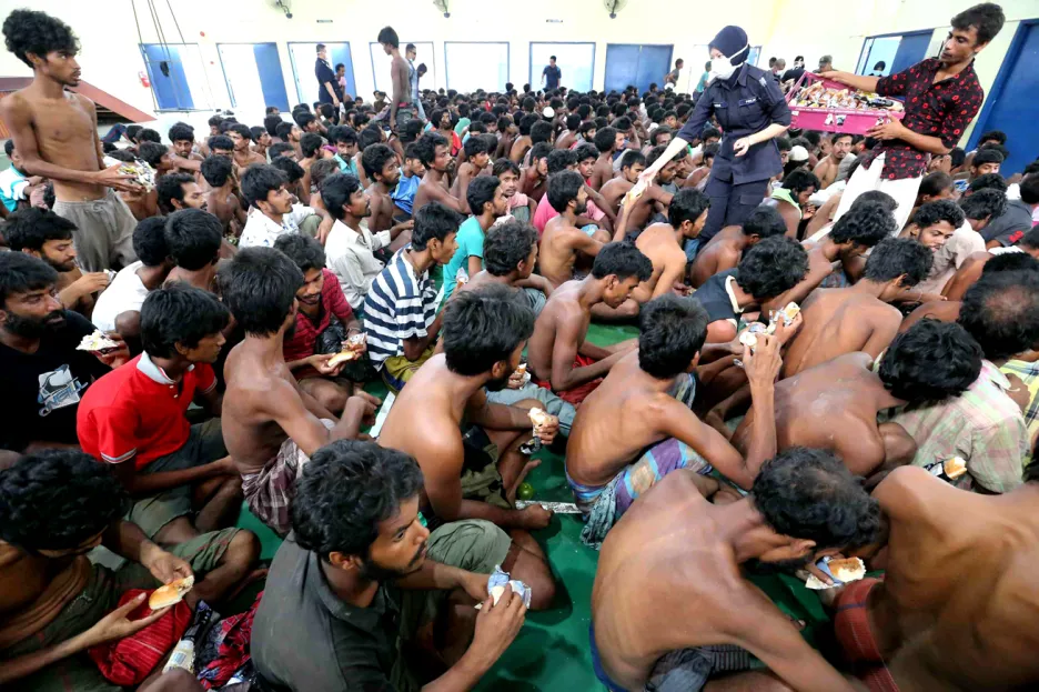 Uprchlíci zachránění o víkendu indonéskými úřady