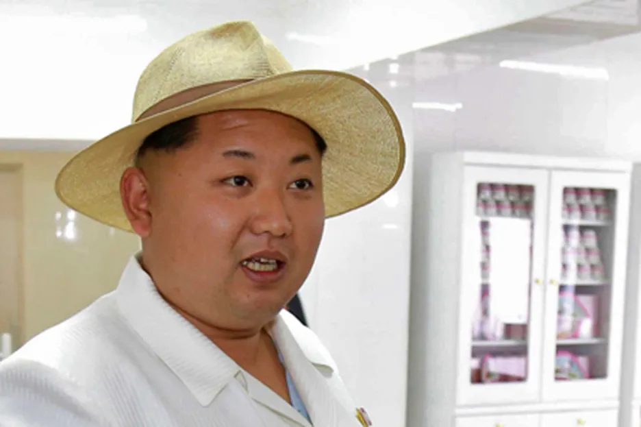 Kim Čong-un s panamákem