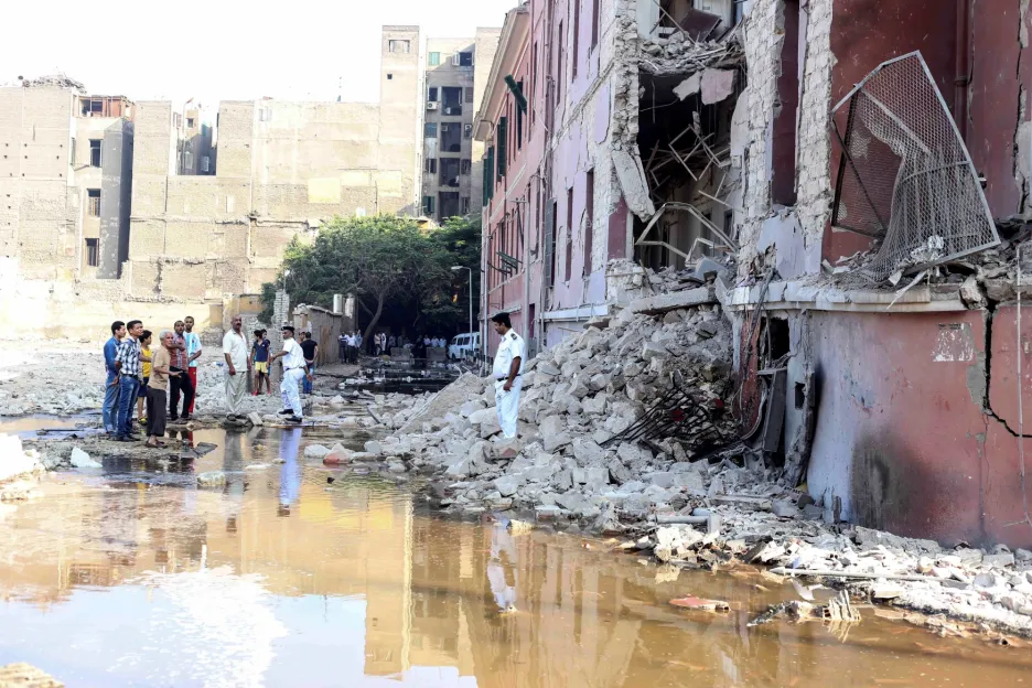 Exploze poničila italský konzulát v Káhiře