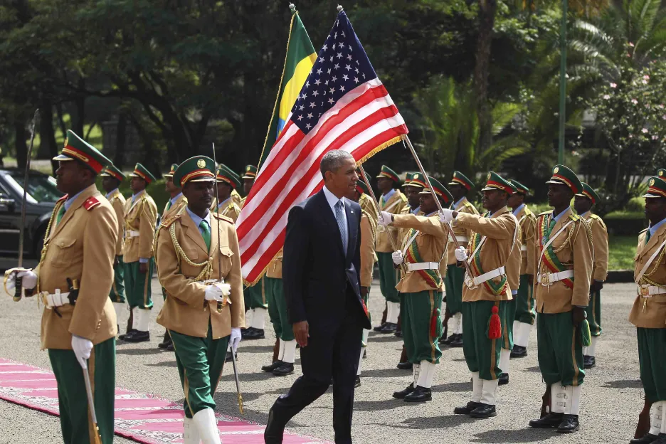 Barack Obama na návštěvě Etiopie