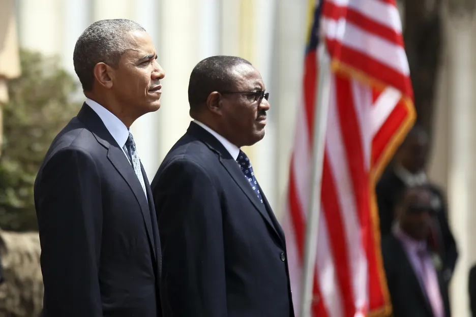 Barack Obama na návštěvě Etiopie