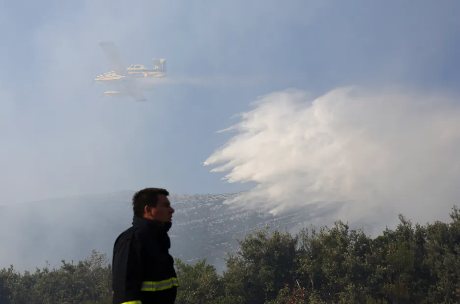 Požáry v Chorvatsku
