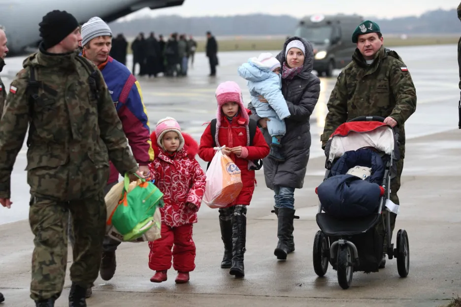 Ukrajinští uprchlíci