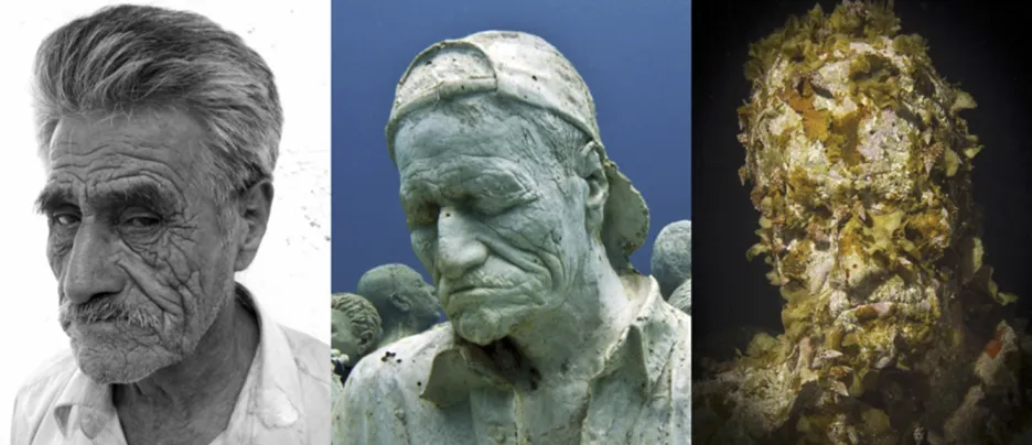 Podmořský sochař vystavuje na dně oceánu