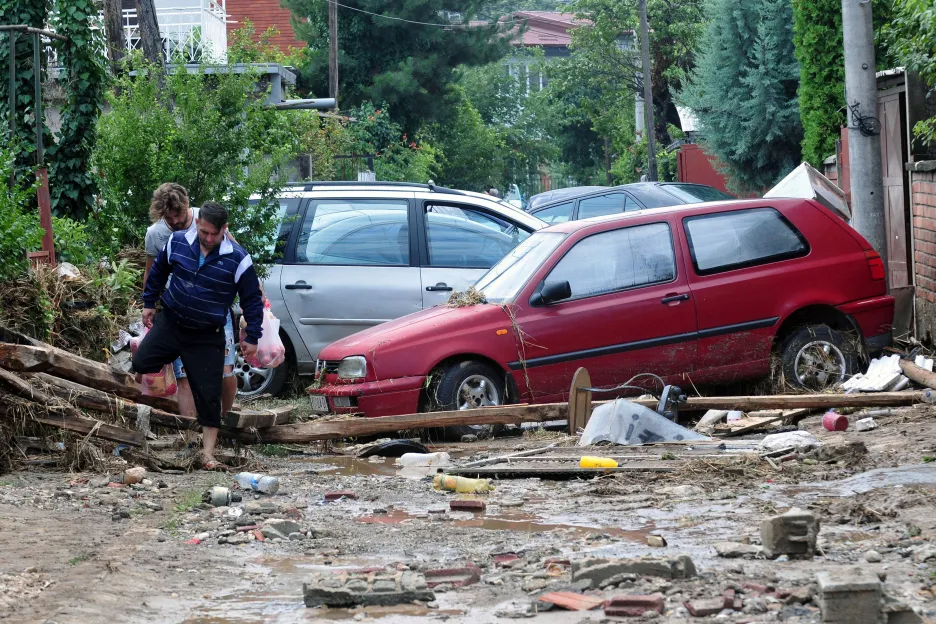 Makedonii zasáhla povodeň
