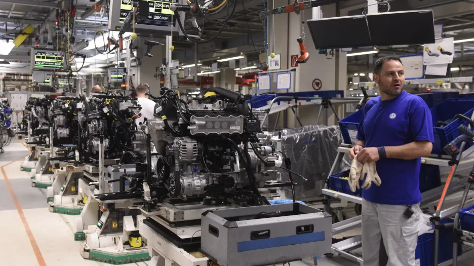 Produkce aut Volkswagenu ve Wolfsburgu