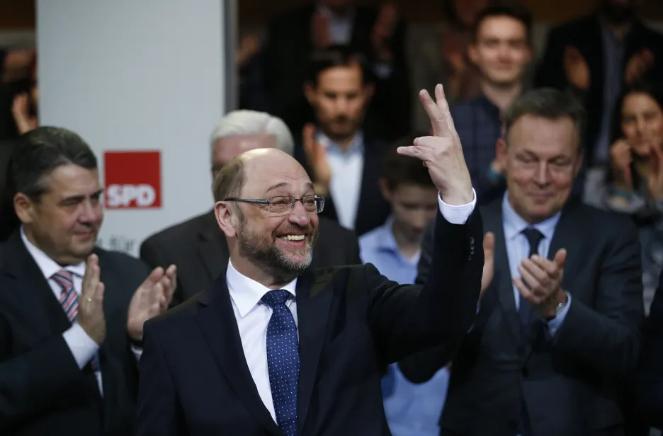 Martin Schulz po schválení kandidatury