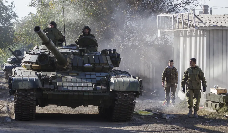 Jednotky separatistů na východě Ukrajiny