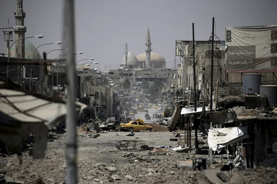 Mosul po znovudobytí vládními silami